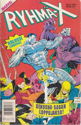 Ryhmä-X 8/1991 Genosha-sagan loppujakso