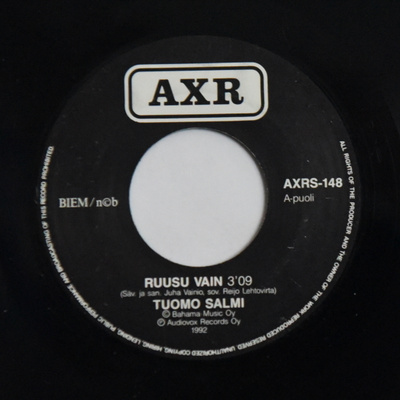 Single: Salmi, Tuomo - Ruusu vain / Kirje kaukaa
