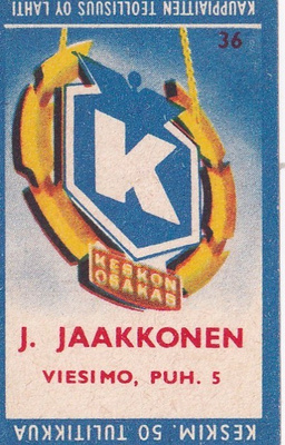 Viesimo . J. Jaakkonen  , Kesko 36     6/10