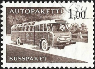 1963 AP 13  ruskea  1,00 mk xHa  o LaPe AP 13 x