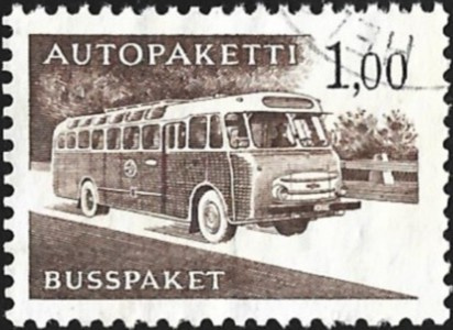 1963 AP 13  ruskea  1,00 mk xHa  o LaPe AP 13 x