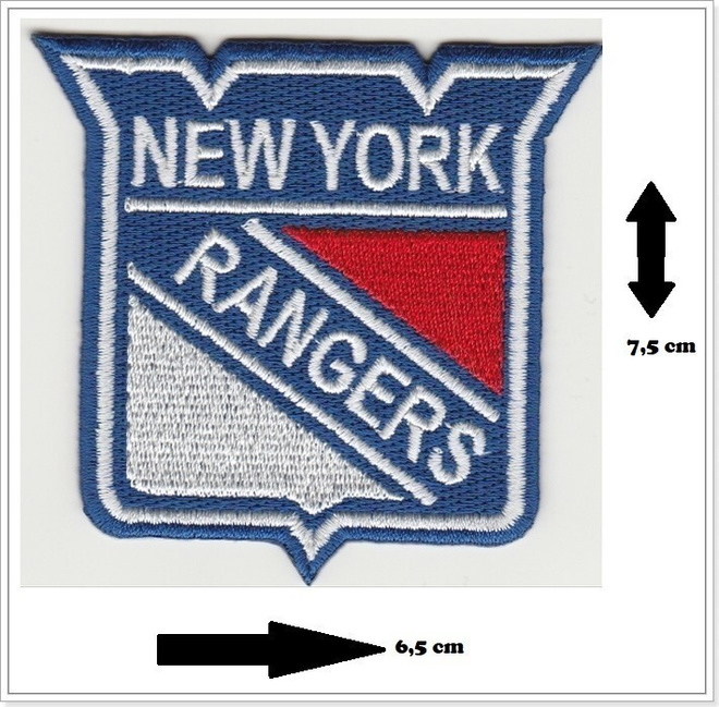 NHL - New York Rangers -kangasmerkki / hihamerkki