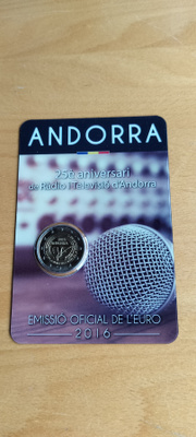 2€ Andorra 2016, Coincard