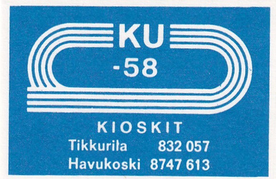 Tikkurila - Havukoski, KU -58 Kioskit ,   s84