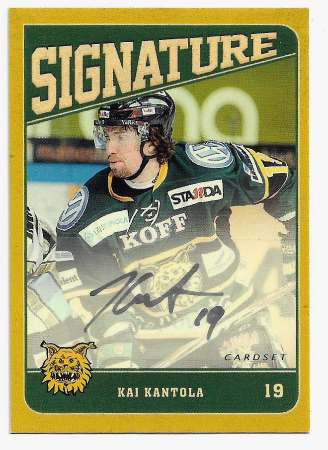 2013-14 Cardset Signature Kai Kantola