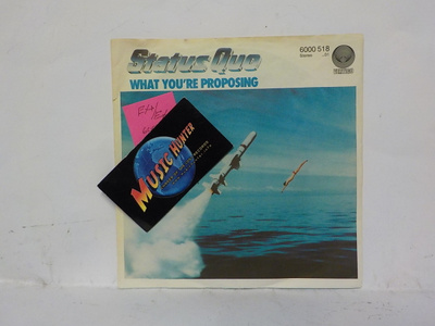 STATUS QUO - WHAT YOU´RE PROPOSING EX+/EX 7"