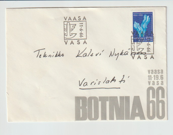 ERIKOISLEIMA , POHJANMAAN MESSUT, Vaasa 11.6.1966