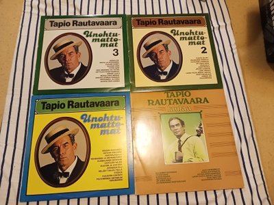 Tapio Rautavaara lp x4 Unohtumattomat 1,2,3 + laulaa