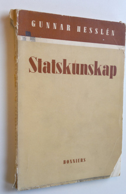 Gunnar Hesslen : Statskunskap