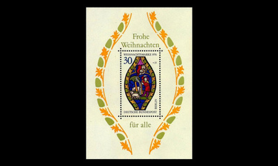Berlin 528BL5 ** Joulu blokki (1976)