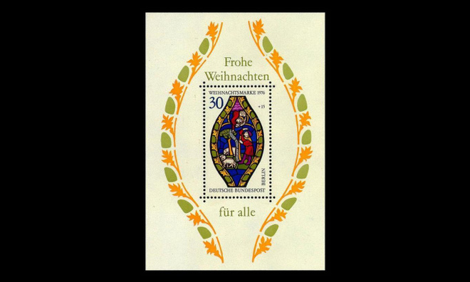 Berlin 528BL5 ** Joulu blokki (1976)
