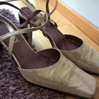 Piano kullanväriset Juhlakengät / Slingback-avokkaat koko 41 - pikkukuva 2