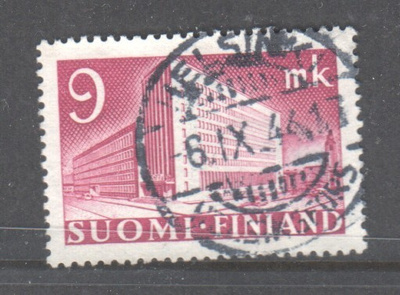 M30 9 mk postitalo kaunisleimaisena