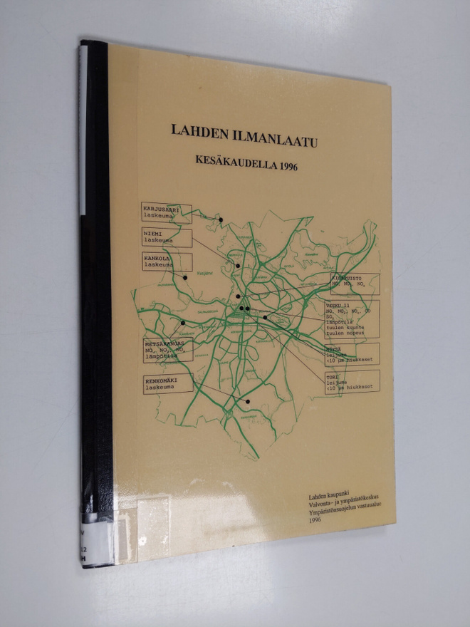 Lahden ilmanlaatu kesäkaudella 1996