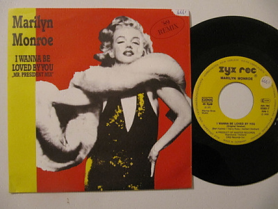 Marilyn Monroe I Wanna Be Loved By You 7" sinkku
