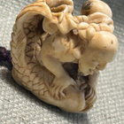 NETSUKE: antiikkinen japanilainen - pikkukuva 5
