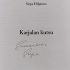 Sirpa Hilpinen : Karjalan kutsu (signeerattu, tekijän omi... - pikkukuva 3