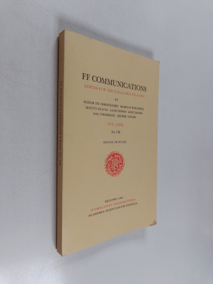 Jan de Vries : FF Communications Vol. LXIII2, No. 150 : B...