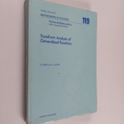 O. P. Misra : Transform analysis of generalized functions - pikkukuva 1