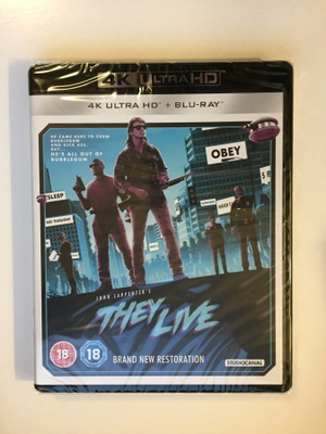 Pahan Kehä - They Live (4K Ultra HD +Blu-ray) UUSI