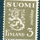 1930 Yleismerkki Leijona 3 mk oliivi ** Lape 154 - pikkukuva 1