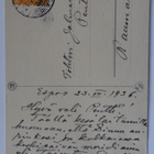 A.Gebhard, Kalevala-aihe Väinämöinen, leimattu 1936 - pikkukuva 2