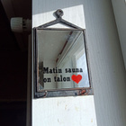 Saunapeili "Matin sauna on talon sydän", vintage. - pikkukuva 1
