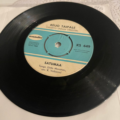 REIJO TAIPALE : Satumaa * Tuntematon armas * FIN 1962