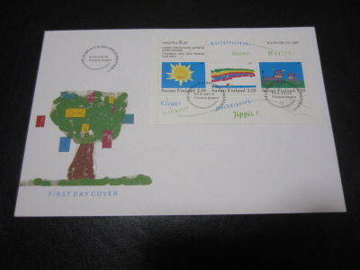 FDC 1991 Lasten piirrustuksia