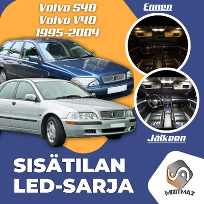 Volvo S40 / V40 Sisätilan LED-sarja 16-osainen