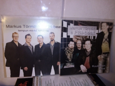 2 kpl cd-single Markus Törmälä & FBI-BEAT ( SIS POSTIKULU)