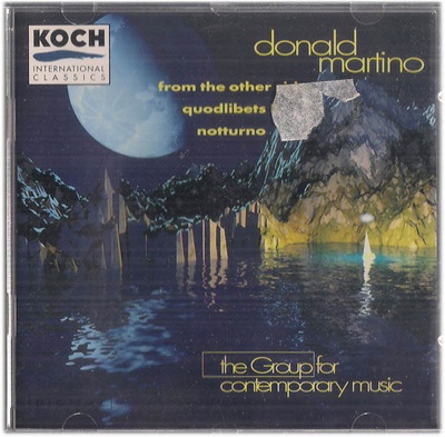 Donald Martino - From the other side - CD