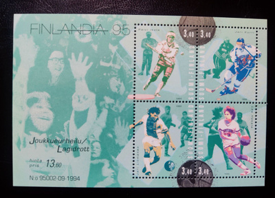 1994 FINLANDIA 95 Joukkueurheilu ** ( LaPe BL15 )