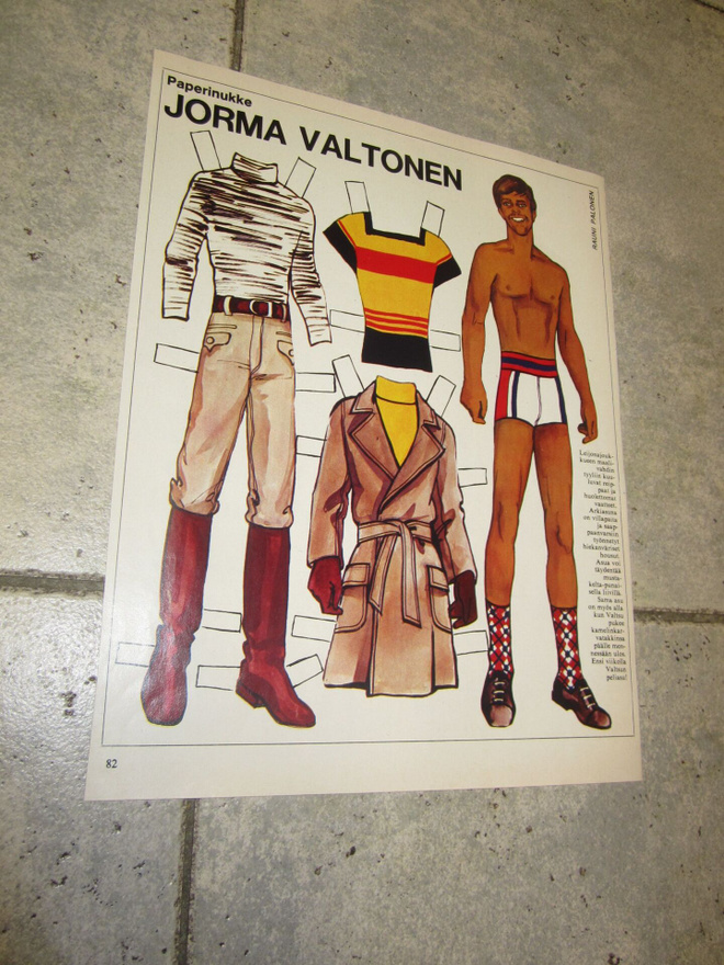 PAPERINUKKE JORMA VALTONEN - APU LEHTI v 1972