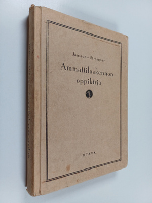 Uno Jansson : Ammattilaskennon oppikirja : poikain ammatt...