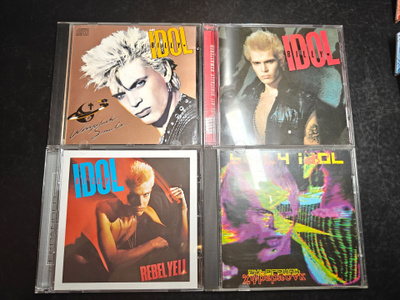 Billy Idol 4 x CD paketti