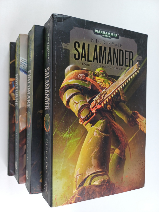 Nick Kyme : Tome of Fire 1-4 : Salamander ; Firedrake ; N...