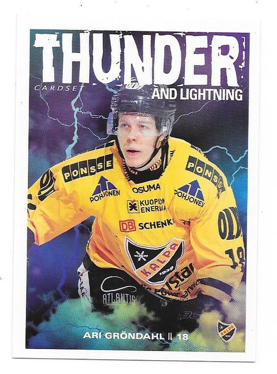 2019-20 CardSet Thunder And Lightning #6/15 Ari Gröndahl