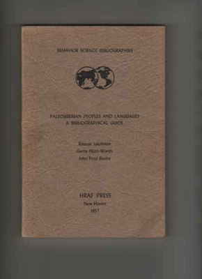 Jakobson, Roman: Paleosiberian Peoples and Languages, 1957