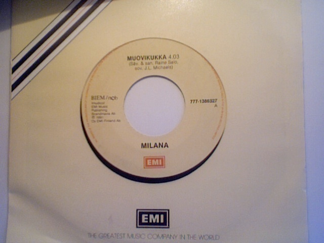 MILANA  ::  MUOVIKUKKA  ::  VINYYLI  7"    1991