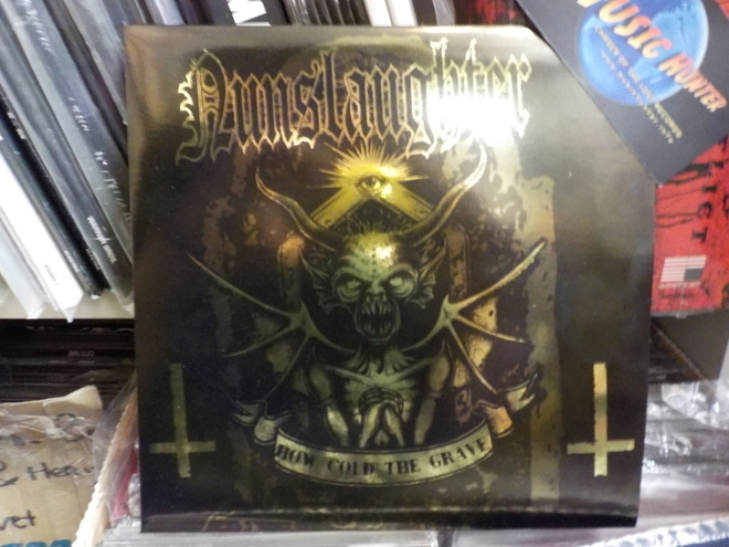 NUNSLAUGHTER / UNHOLY GRAVE - HOW COLD THE GRAVE M-/M- 7"