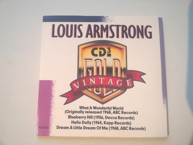 Louis Armstrong - What A Wonderful World 3" CDS
