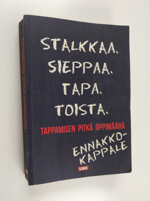 Saul Black : Tappamisen pitkä oppimäärä (ennakkokappale)
