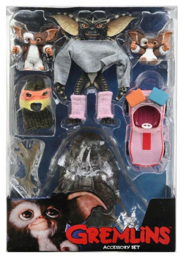 GREMLINS ACCESSORY SET	(21 792)	2 mogwai,car,egg, vaatteita,