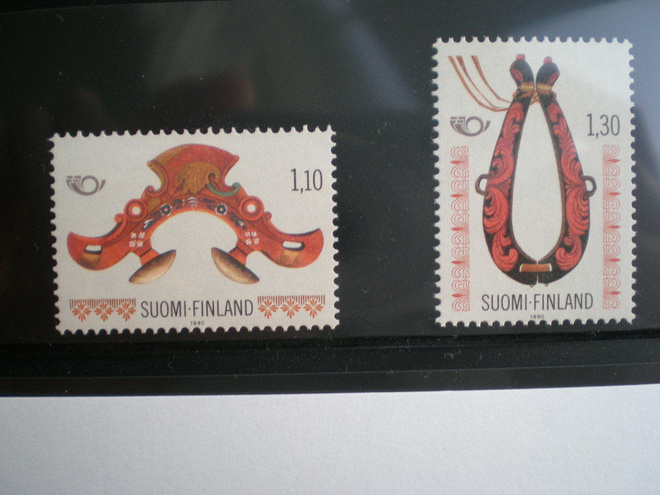 Postituore sarja POHJOLA 1980 - LaPe 869-870 **