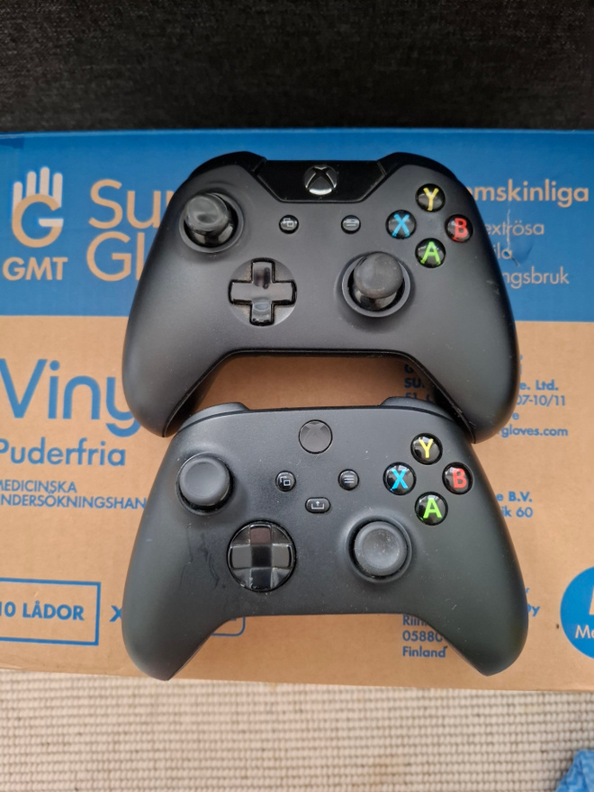 Xbox Series X ja One ohjaimet