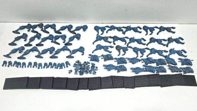 WHFB - 15kpl Vampire Counts Dire Wolves [F60]