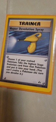 Hyper Devolution Spray #73 Pokemon Neo Discovery card