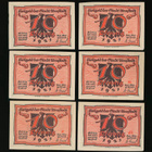 Saksa Notgeld 6 x 10 Pfennig, Arnstadt 1921 - pikkukuva 2