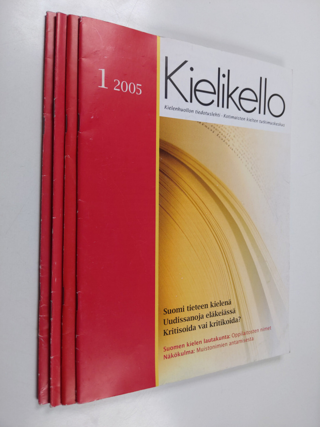Kielikello 1-4/2005 (vuosikerta) : Kielenhuollon tiedotus...